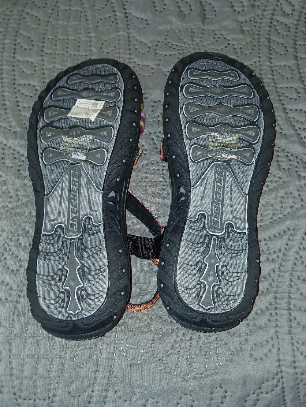Skechers Reggae Sew Me Boho Sandals Womens 7 Granola Hiking Hippie Active - Picture 5 of 6